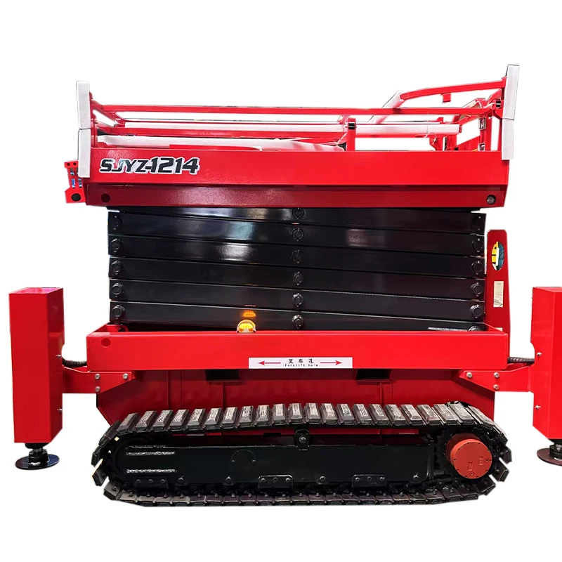 Customizable Electric Self-Propelled Scissor Lift Platform Hydraulic Mobile Aerial Work Vehicle Core Motor for Home Use New