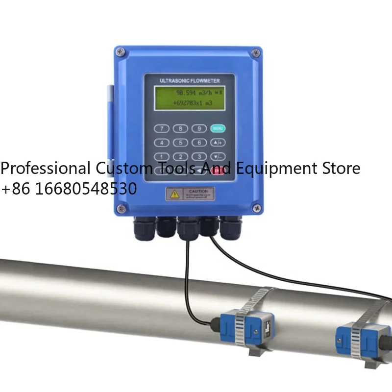 L3wDigital Ultrasonic Flow Meter Handheld Ultrasonic Flowmeter  Fuel Unloading Flow Meter