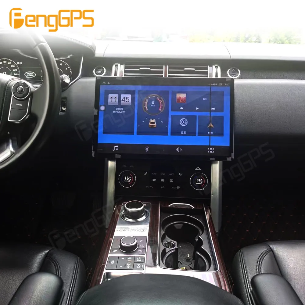 15.6 Inch PX6 Car Radio Carplay AC Display LCD Climate Board For 2013-2017 Land Rover Executive/Sport Auto Vedio Stereo Headunit