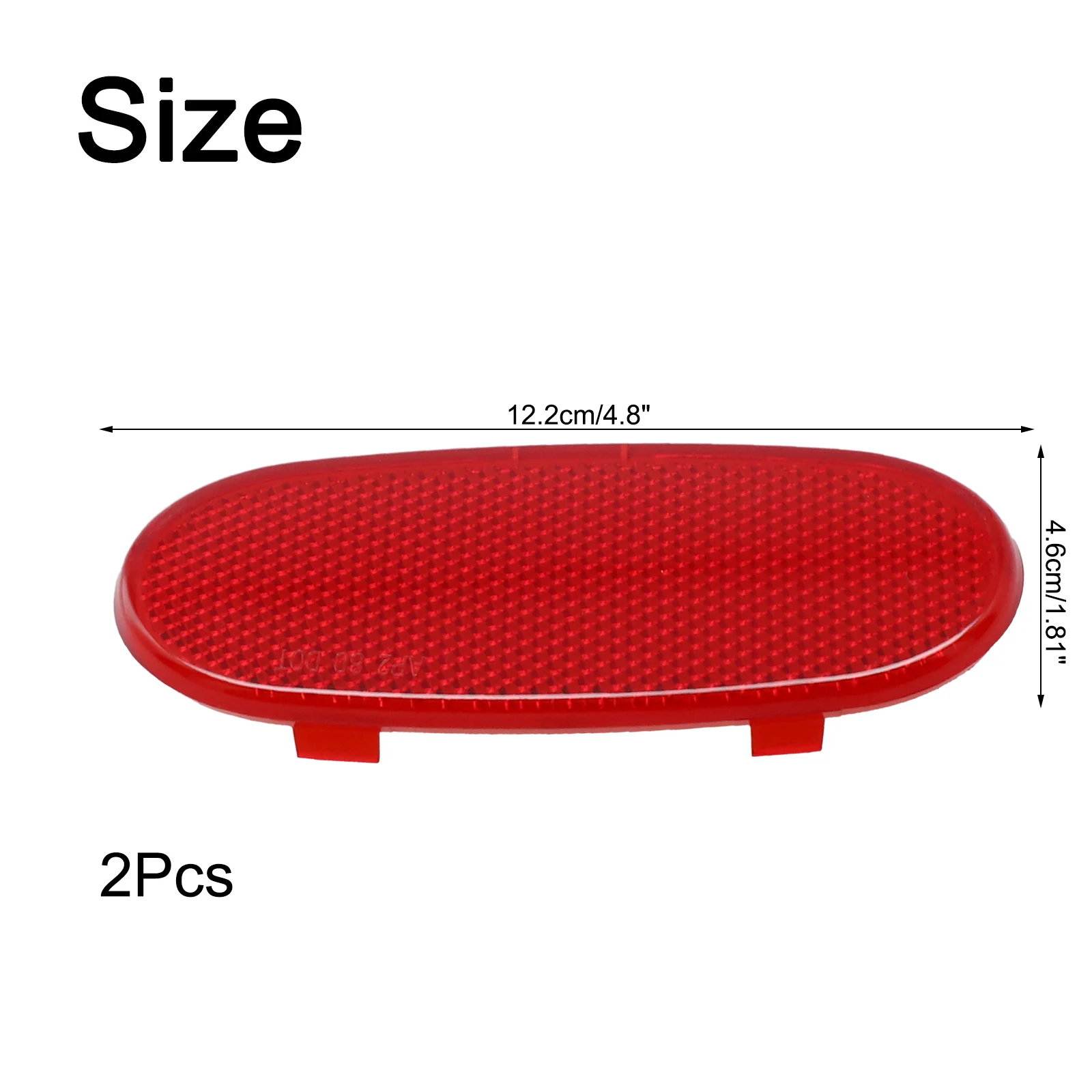 

Perfect OEM Standard Replacement Front Door Panel Reflector Interior Light for Dodge For Ram 1500 2500 0409 (2Pcs)