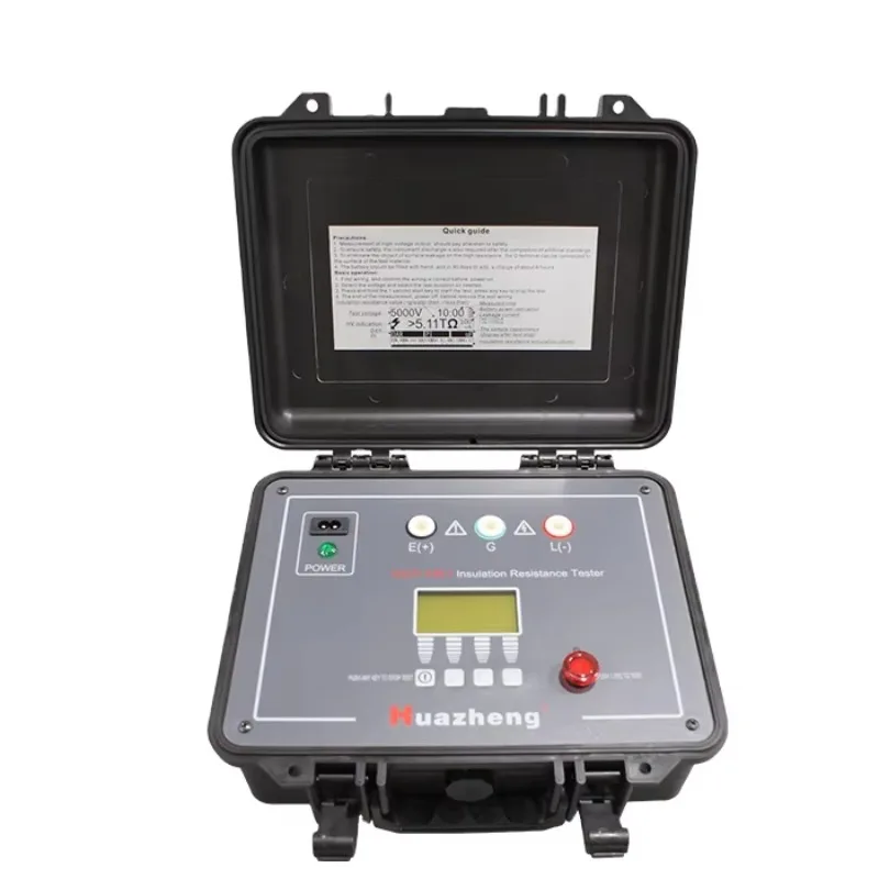 2026 HZJY-10k-I Automatic Digital Display Electric Absorption Ratio Insulation Resistance And Polarization Index PI Tester 10kV