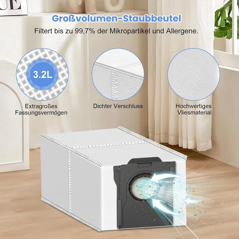 

26 шт. основных и дополнительных щеток, фильтров, салфеток для мытья полов, мешков для сбора пыли для робота-пылесоса D20 Plus, аксессуары, запасные части [2026 деталей]