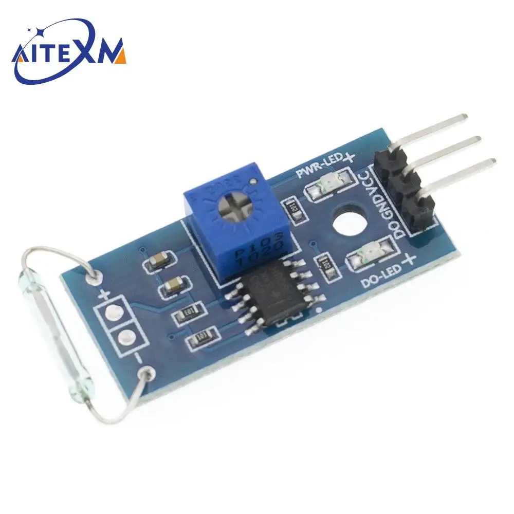 LM393 Reed Sensor Modul Magnetron Modul Reed Schalter Magnetische Schalter Für Arduino Elektronische DIY Kit