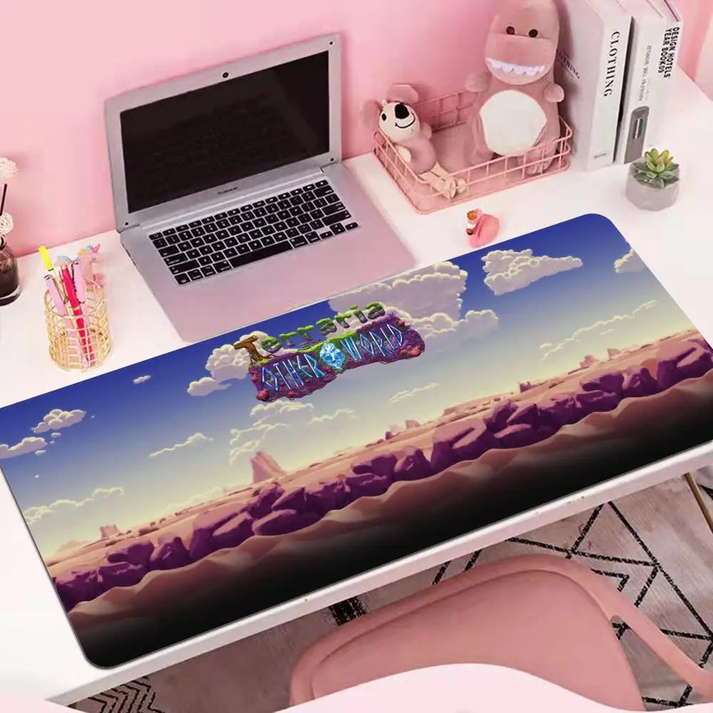 Mouse Mats Terraria PAD Mausepad Gaming Laptop Mat Pads Computer the Table TABL 900 × 400 KEYBOARD Rubber Laptops Gamer Cabinet