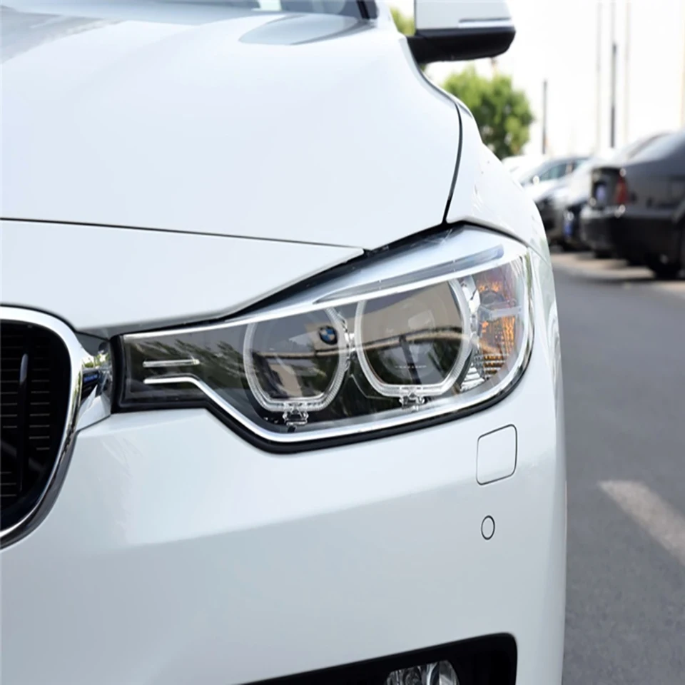 Car Front Lights Case For BMW 3 Series 320i 328i 335i 2013 2014 2015 Headlight Cover Headlight Lens Glass Car accessories