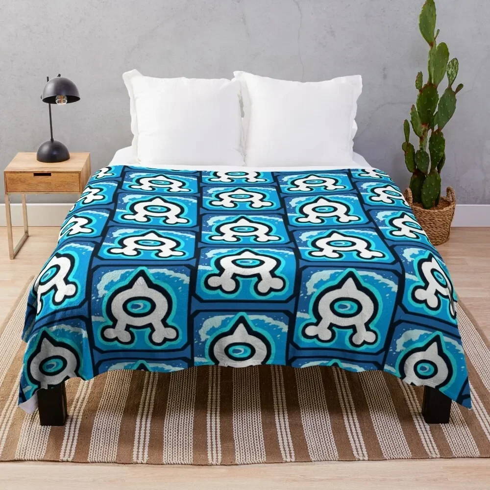 

Team Aqua Throw Blanket Air Conditioner Soft Blanket for Office Home