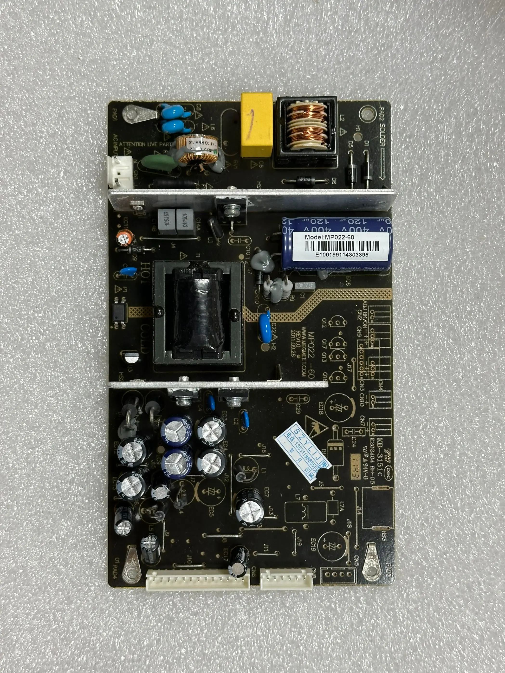 

Оригинальная плата питания LED29B1000C LED29770 MP022-60 напряжение 48 В