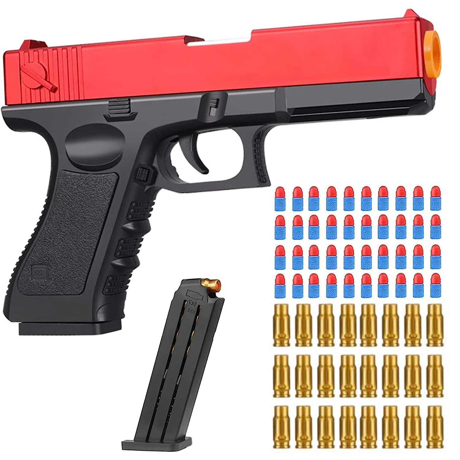 Shell Ejection Soft Bullets Pistol Toy Gun For Boys Girls Shooting Games Dropshipping Birthday Gift Age 5+