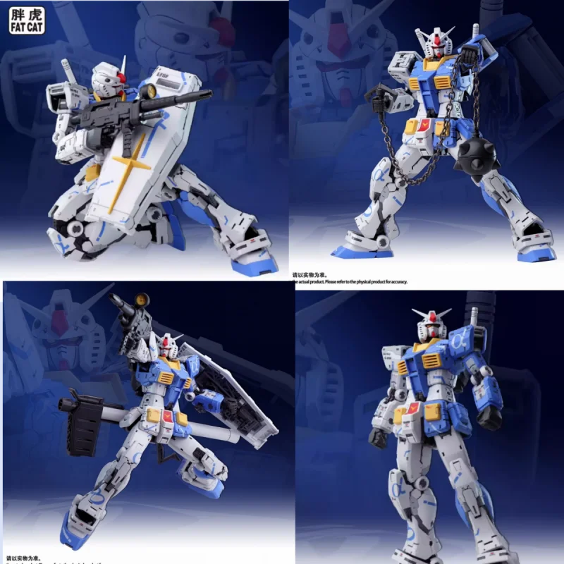 

In Stock Limited Fat Cat Model 1/100 Scale Series 001 Ver 9 Dragon Ancestor Blue Assembly Toys Collectible Action Figure Model