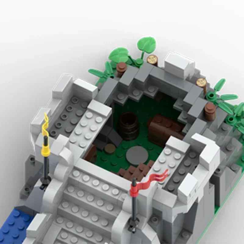 Moc tijolos de construção fortaleza militar modelo medieval torre castelo tecnologia blocos modulares presente brinquedo natal diy conjuntos montagem