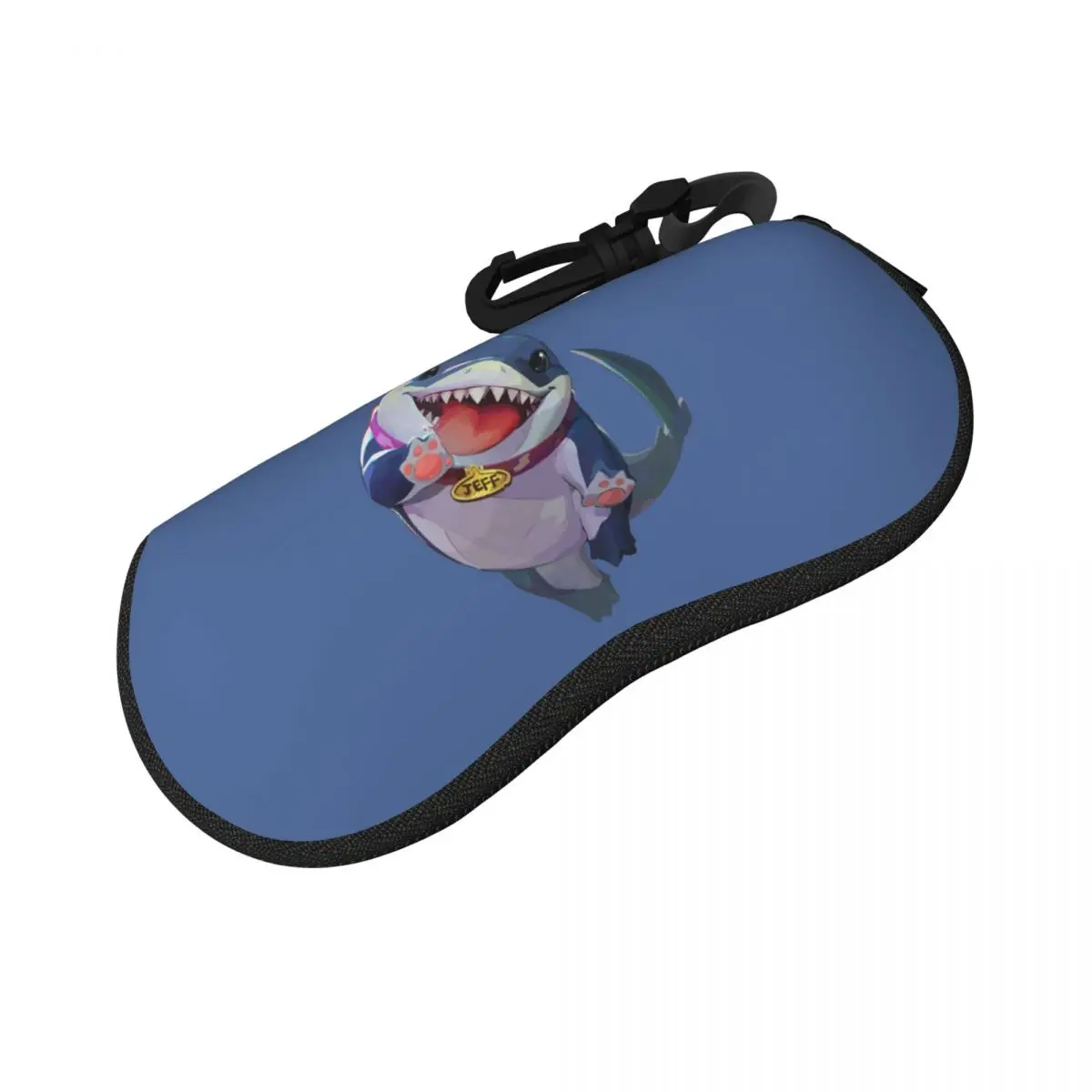 Jeff The Land Shark 쉘 안경 케이스 보호대 선글라스 박스 여성 남성 소프트 안경 가방 파우치