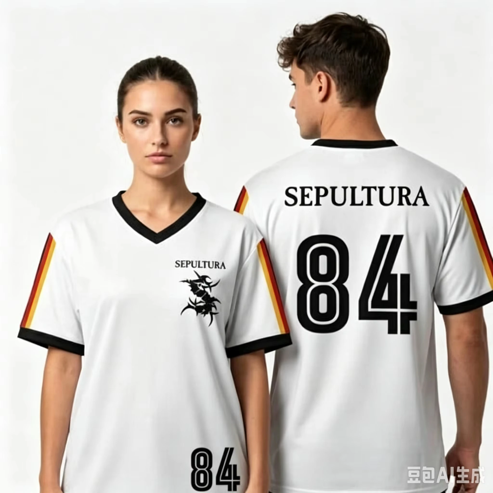 2026 Sepultura Soccer Jersey Sports Shirt Short Sleeve Rock Metal Band T-Shirts Top Stree Suitable for Both Adults and Children