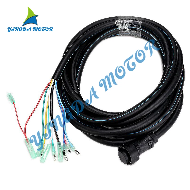 

Boat Engine Wire Harness 688-8258A-20 for Yamaha Outboard Remote Controller Box 10Pin 16.4FT Boat accessories