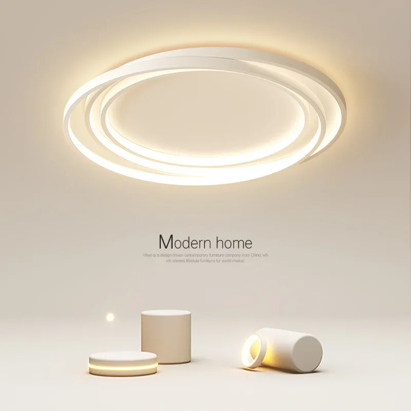 Modern LED Ceiling Lamp for Living Dining Room Bedroom Hall Ultra Thin Chandelier Indoor Home