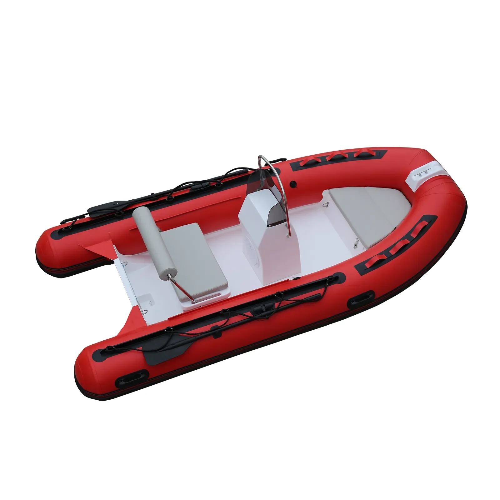 High Quality 12FT Rib360 Fiberglass Hull Hypalon PVC Rigid Inflatable Boat