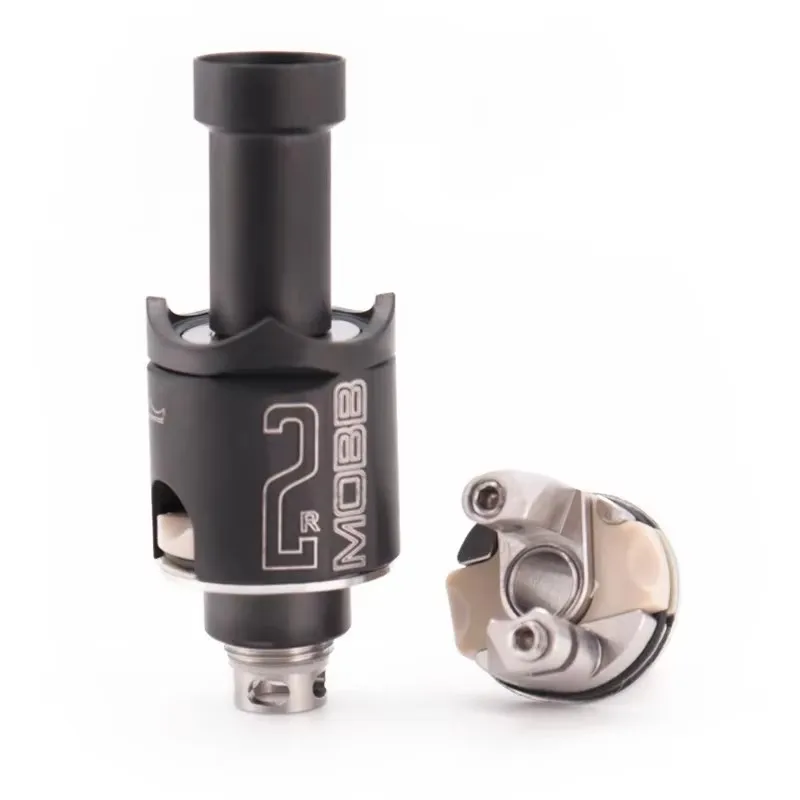 Tanque de puente MOBB V2 RBA para BB Mod, caja de palanquilla, tanque Boro con pines de aire de 1mm, 1,2mm, 1,5mm, 1,8mm, 2mm, 2,5mm, 3mm Vs Atom Biohazard Rba