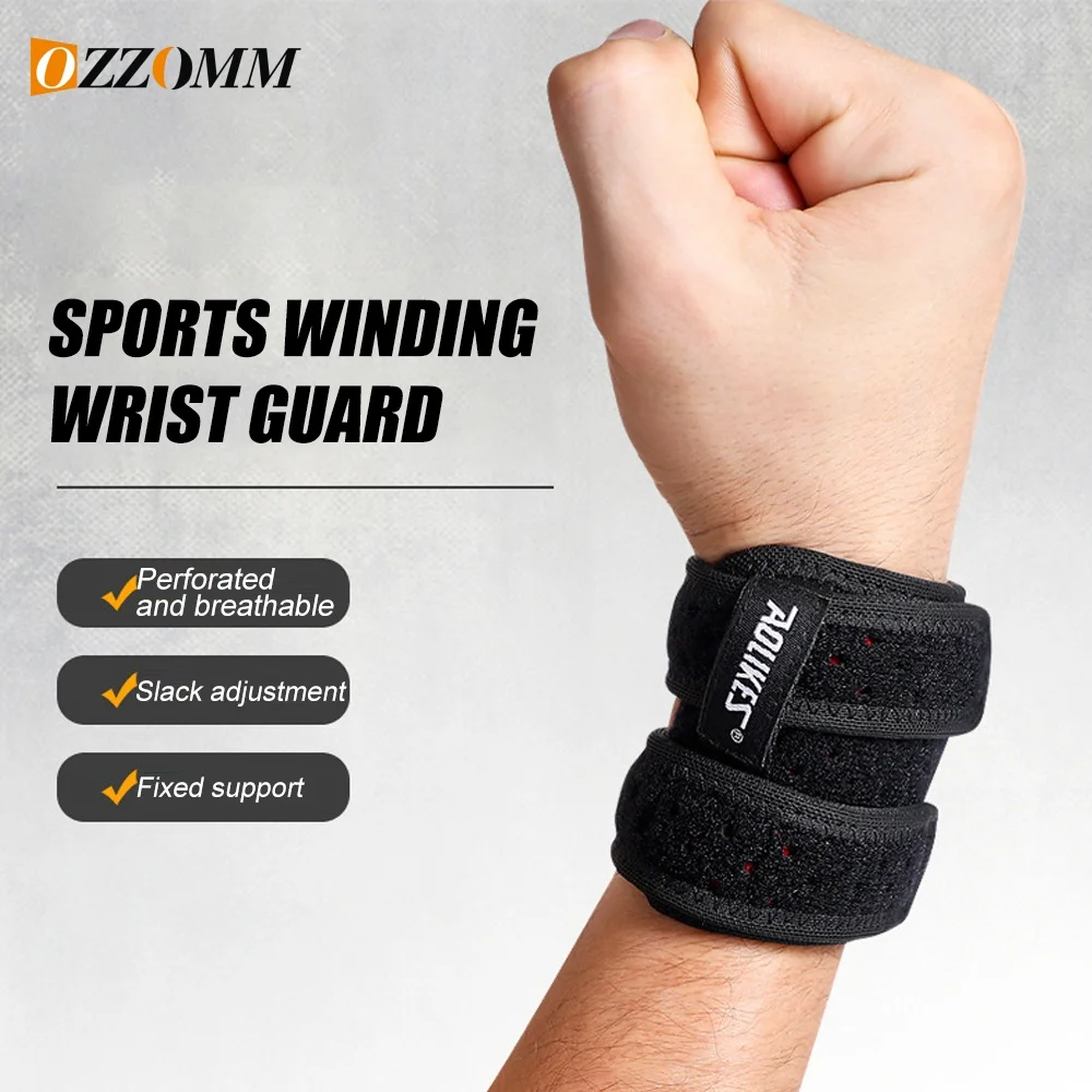 1PC Sport Wristband Adjustable Sport Wrist Brace Injury Wrap Bandage Support Gym Strap Compression Wrist Guard Fitness Protector