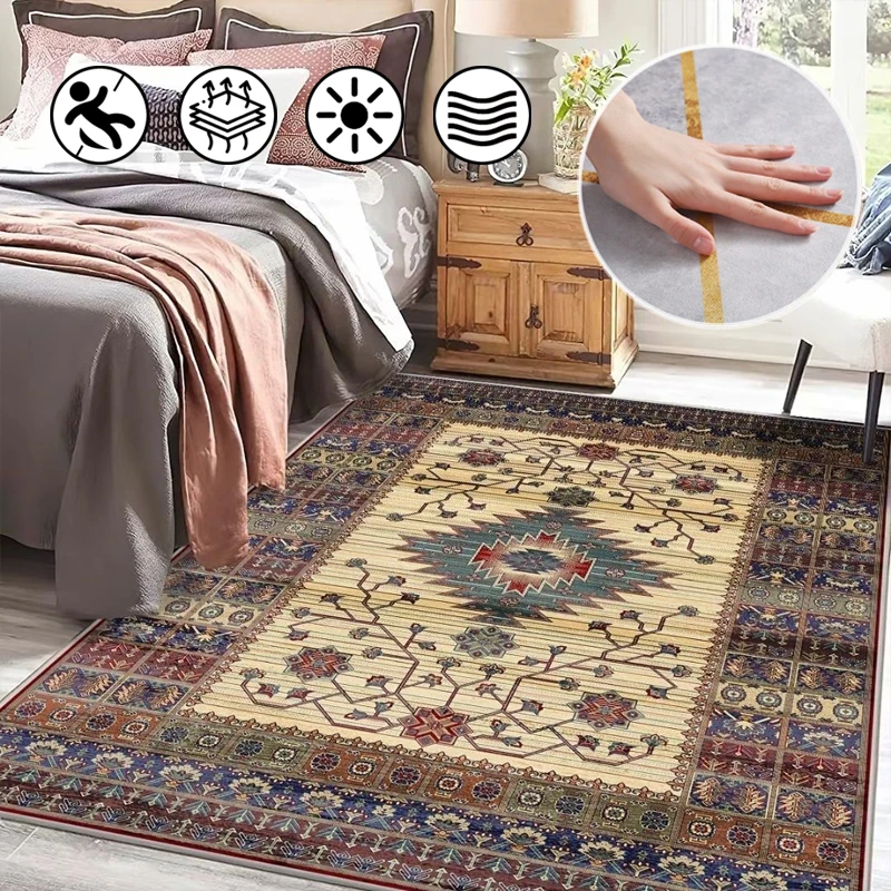 

Nordic Classic Light Luxury Style Carpet Personality Art Non-slip Large Area Design Mats Living Room Bedroom Decorative Rug