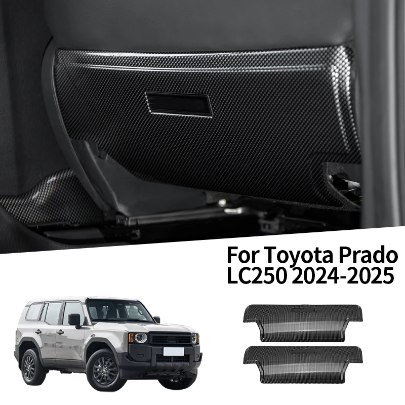 

Для LHD Toyota Prado LC250 2024-2025 подставка для спинки сиденья из АБС-пластика, защита от грязи, спинка сиденья, автомобильные аксессуары, 2 шт.
