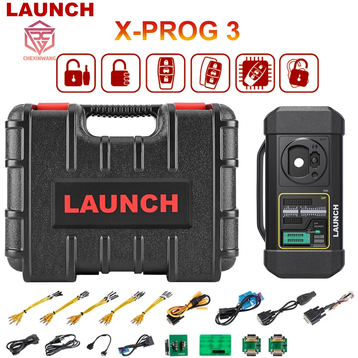 

LAUNCH X431 X-PROG 3 Car Key Programmer Tool Key Programming Immobilizer XPROG3 for X431 V PRO3S+ PAD V / VII xprog 3