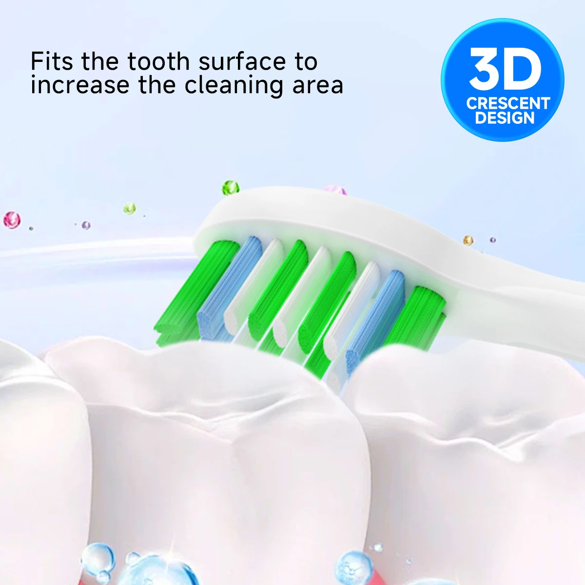 

For Usmile Replacement Toothbrush Heads Y1/Y1S/Y2/Y3/Y4/U1/U2/U3/U4/U2S/P1/P3/P10/P10pro Replace Brush Heads Nozzles 4/8/12Pcs