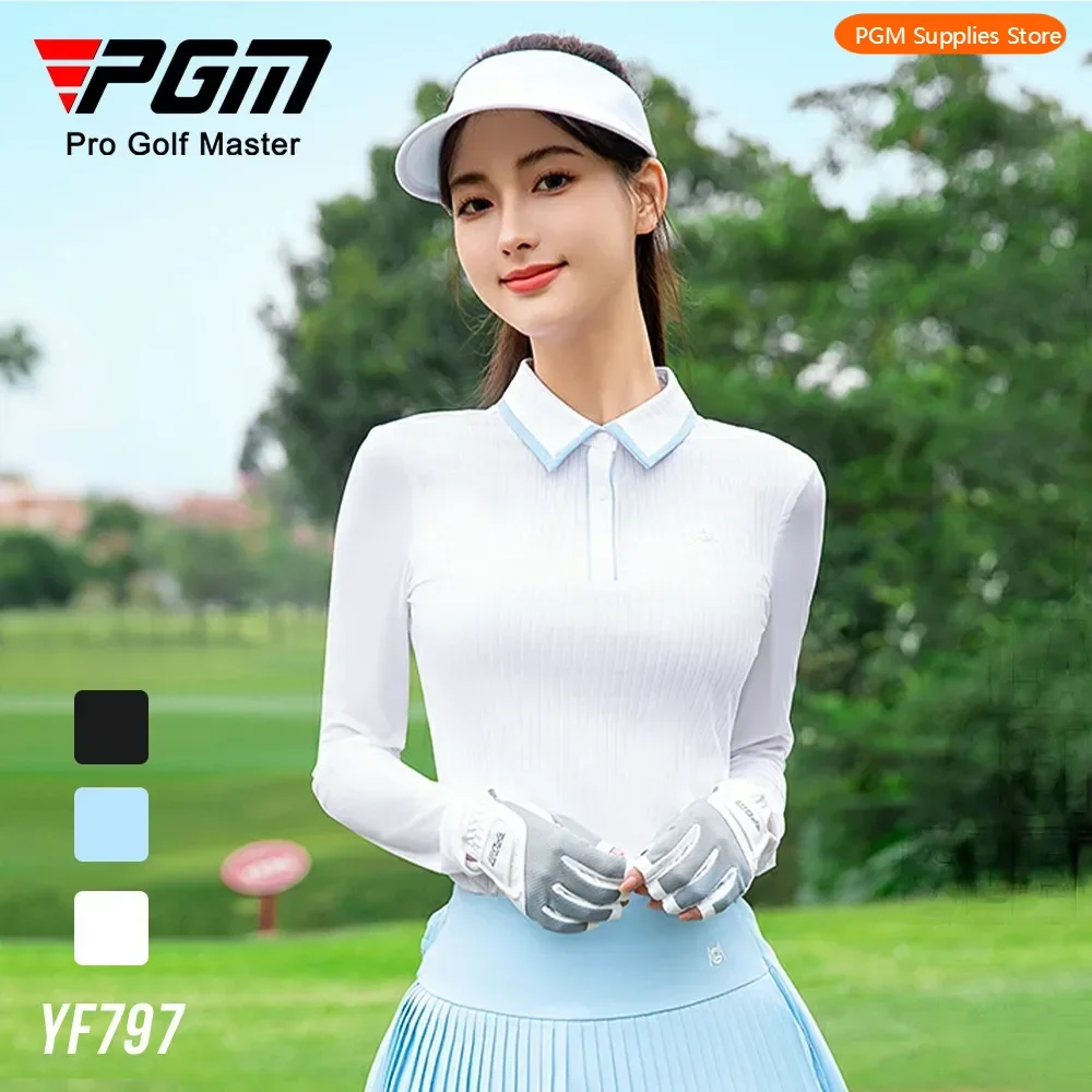 

Горячая женская одежда для гольфа, поло из ледяного шелка с длинными рукавами, весенне-летняя одежда, женская теннисная рубашка, топ, короткая юбка, комплект одежды