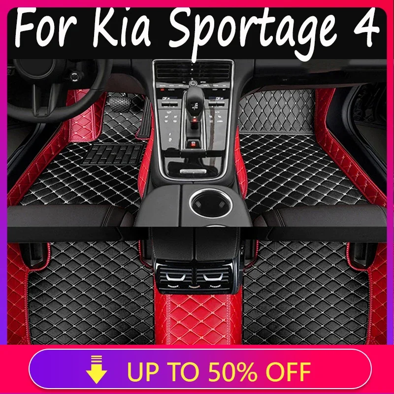 

Custom Made Leather Car Floor Mats For Kia Sportage 4 nq5 2022 Interior Details Carpets Rugs Foot Pads Accessories