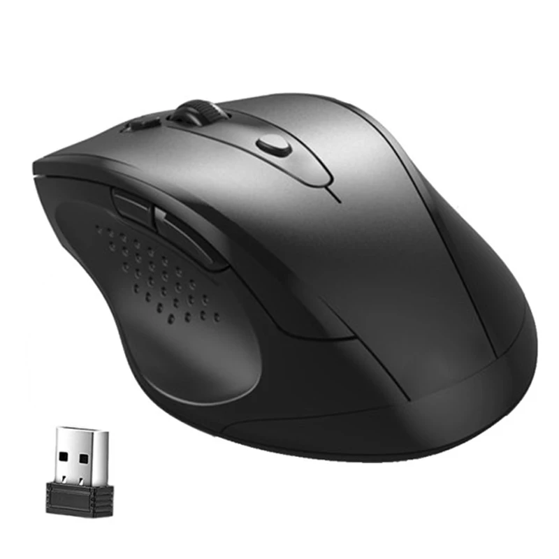 Ratón inalámbrico para juegos de ordenador, dispositivo compatible con 600/800/1200 DPI, 2,4 GHz, para escritorio/portátil, Windows 7/XP/Vista/98/2000