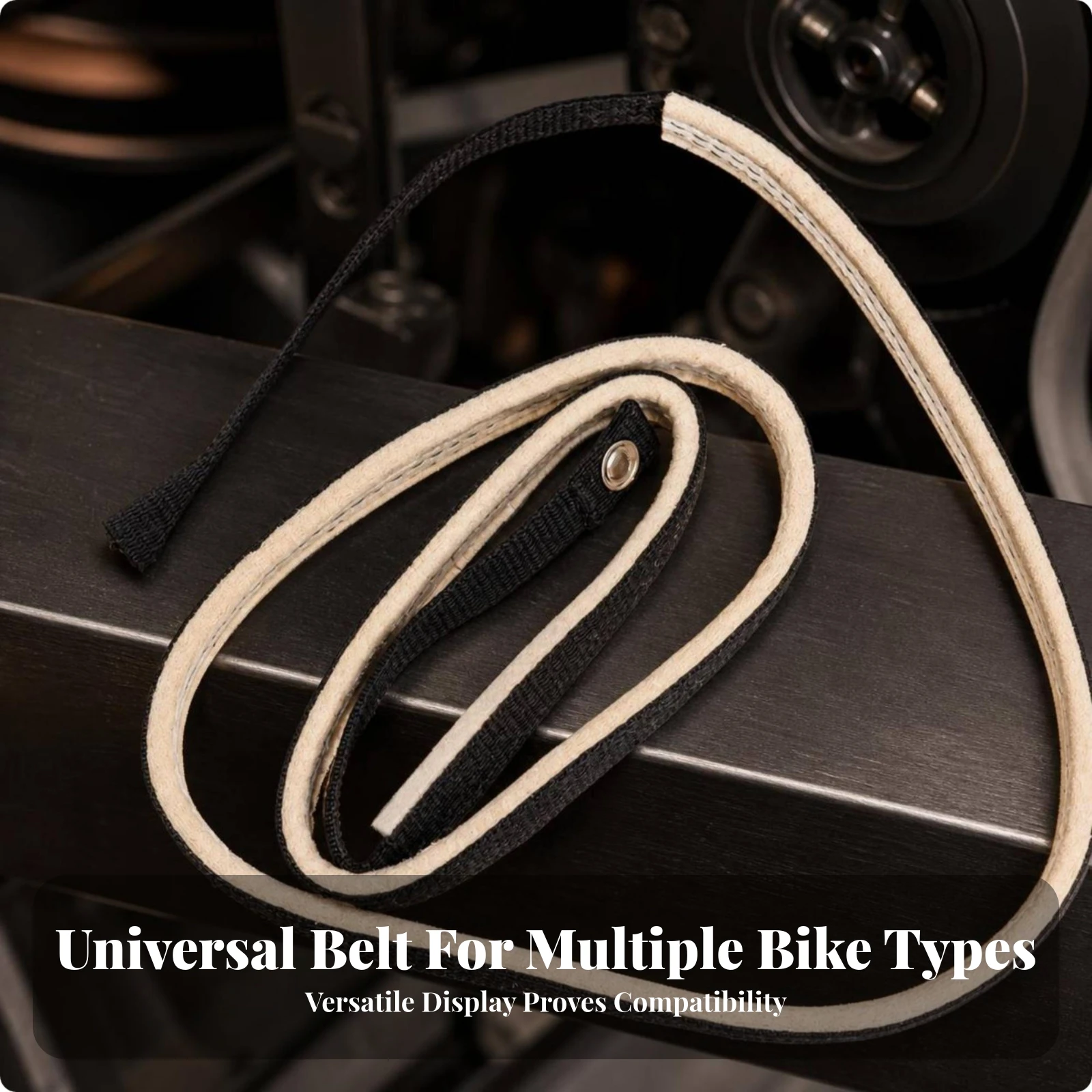 Exercise Bike Strap with Metal Eyelet Adjustable Woven Training Strap Straps Light Long-Lasting for Fitness Enthusiasts