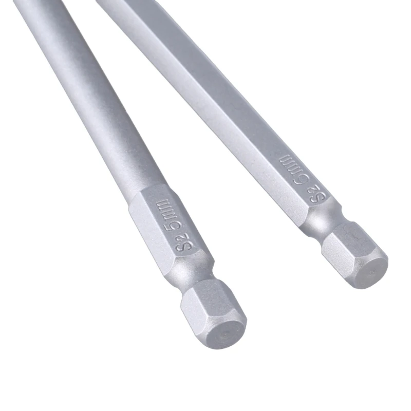 5 Chiếc Ballhead Lục Giác Vít Bộ Dài 100 Mm 1/4 Inch Từ Lục Giác Bộ Tua Vít Ballhead Cấp Lục Giác tuốc nơ vít