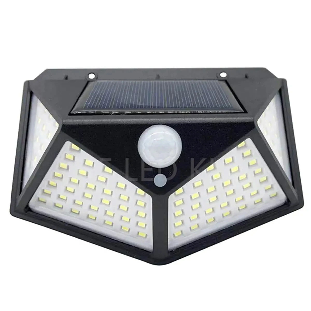 Lâmpada solar multifuncional Decoração do jardim ao ar livre Luz LED Luz solar impermeável Projector alimentado com sensor de movimento