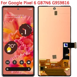 Écran tactile LCD avec cadre pour Google Pixel 6, pièces d'affichage 90Hz, 6.4 pouces, GB7N6, G9S9B16