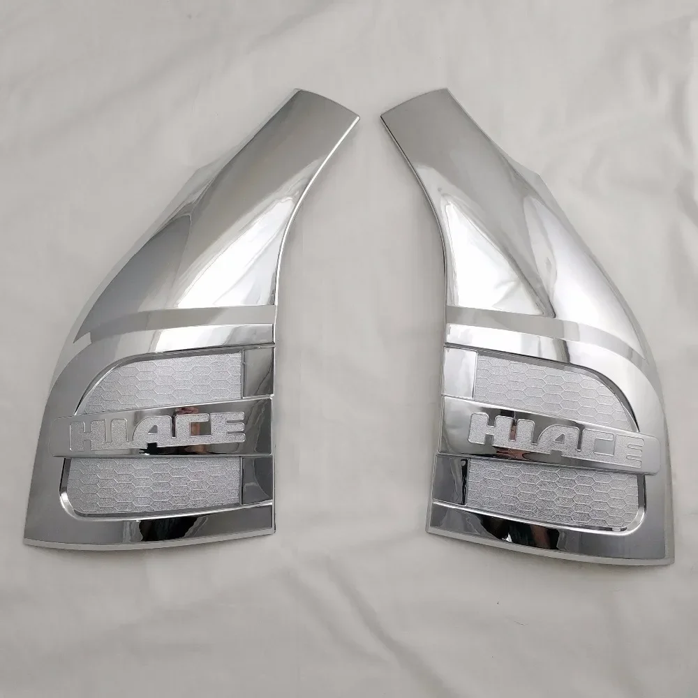 ABS Chrome Exterior Molding Trim Car  FRONT CORNER COVER Accessories For Toyota Hiace 2008 2012 2016