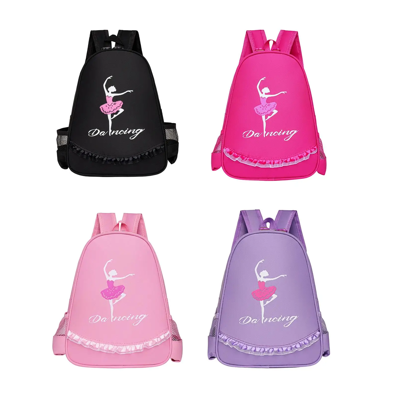 Ballet Backpack Cute Adjustable Shoulder Straps Oxford Cloth Duffle Bag Large Ballerina Gifts Dance Backpack Rucksack Organizer