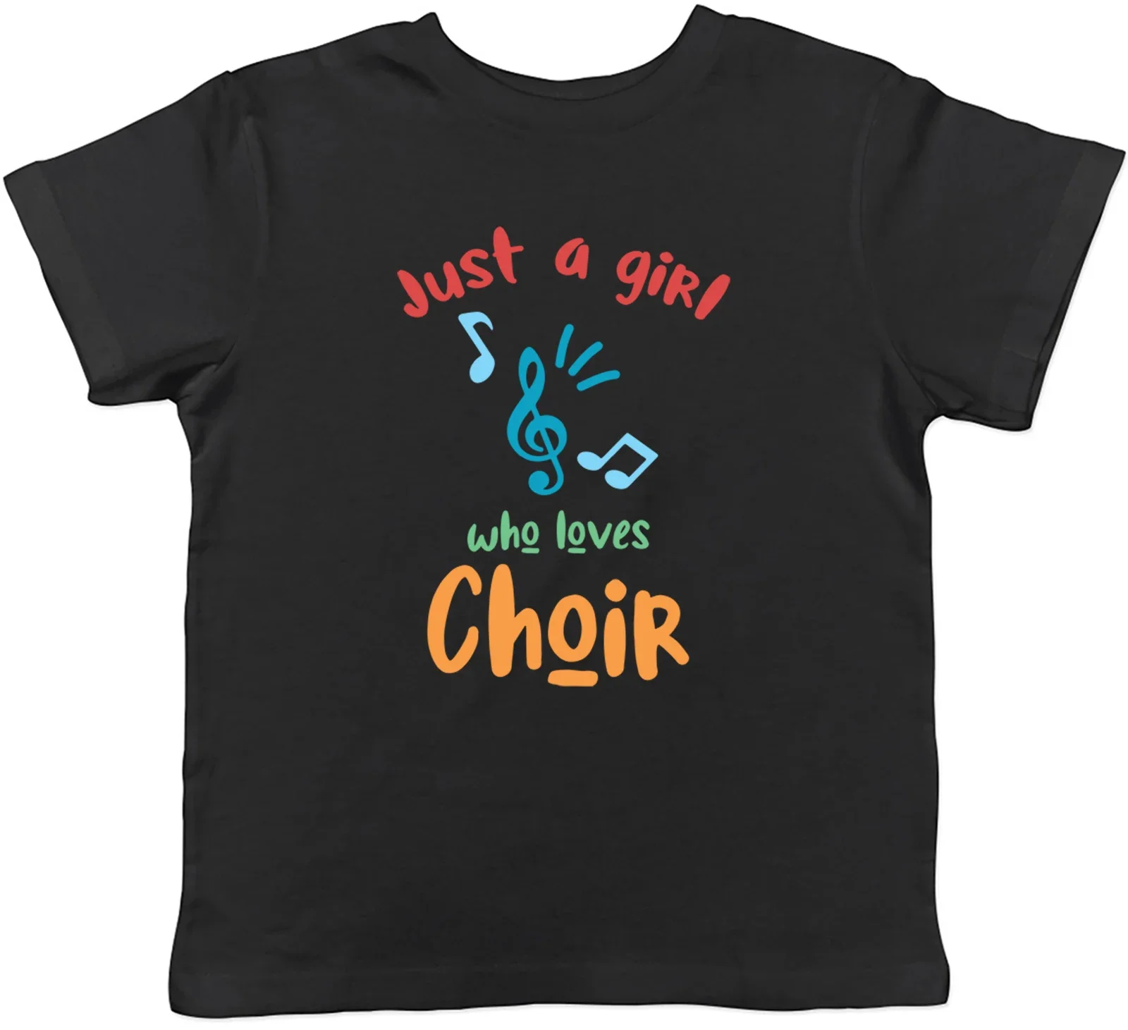 Choir Funny Musician Kids T-Shirt Girl Who Loves Choir Childrens Boys Girls Gift