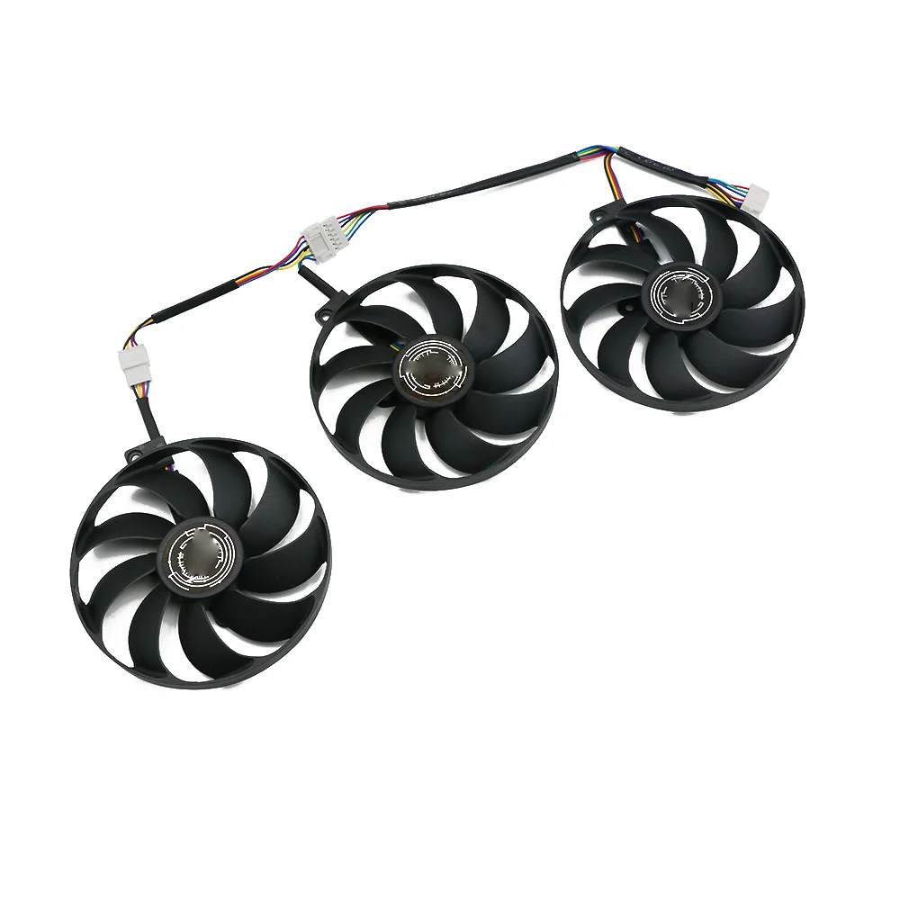 T T T 129215 Ventole di raffreddamento della scheda GPU SU 7Pin per ASUS ROG STRIX-GeForce RTX 2070 2080 SUPER Ti GAMING RTX2080 RTX2080Ti Ventola