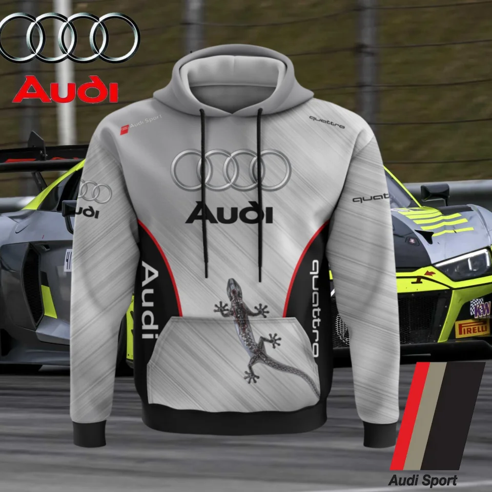 

Audi Autumn Car Pattern Fashion High Quality Adult Hoodie Print Breathable Comfortable Personality Street Hip Hop Hoodie