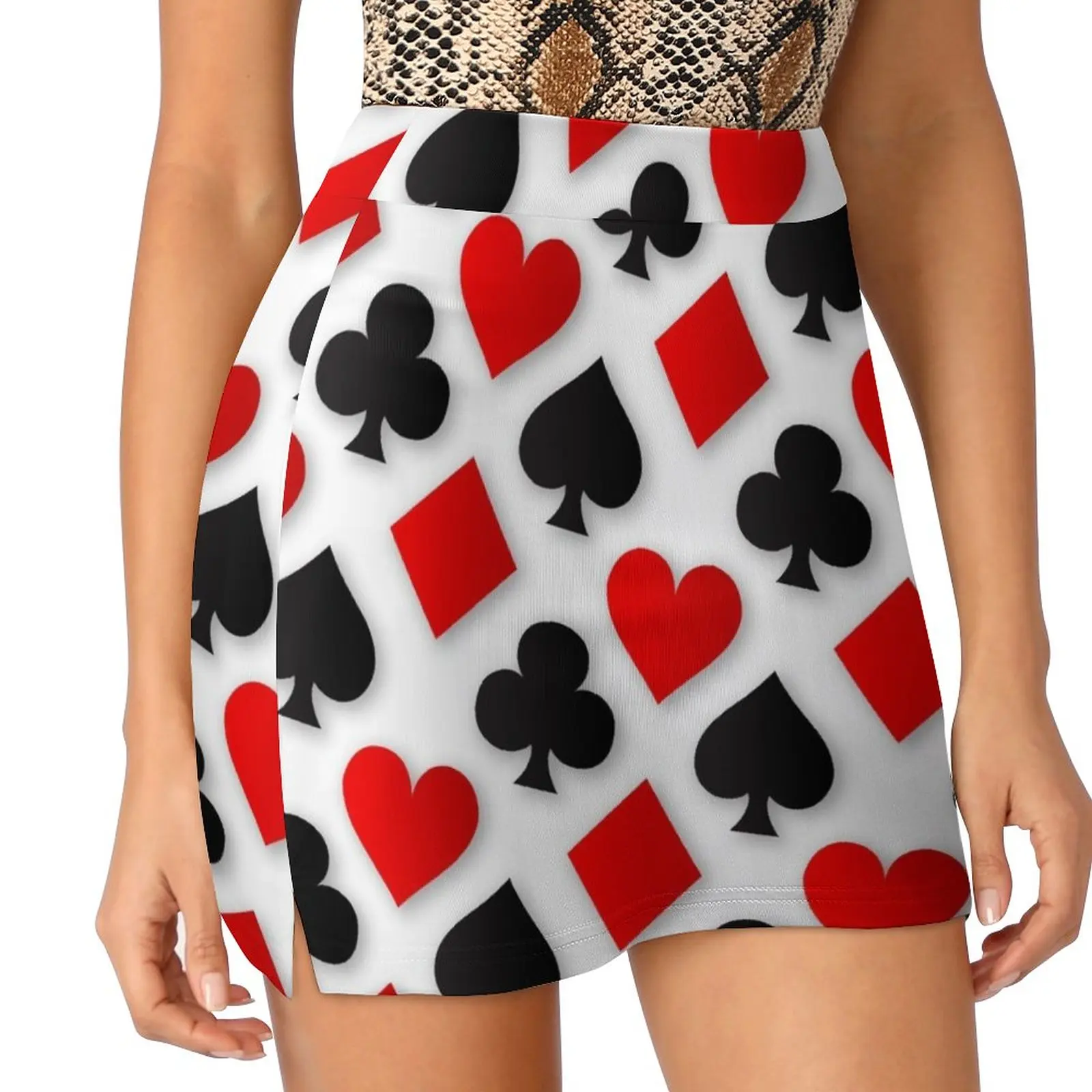 Playing Card Suits Collage Light Proof Trouser Skirt Summer dress dress women summer dresses summer woman 2023 skorts for women