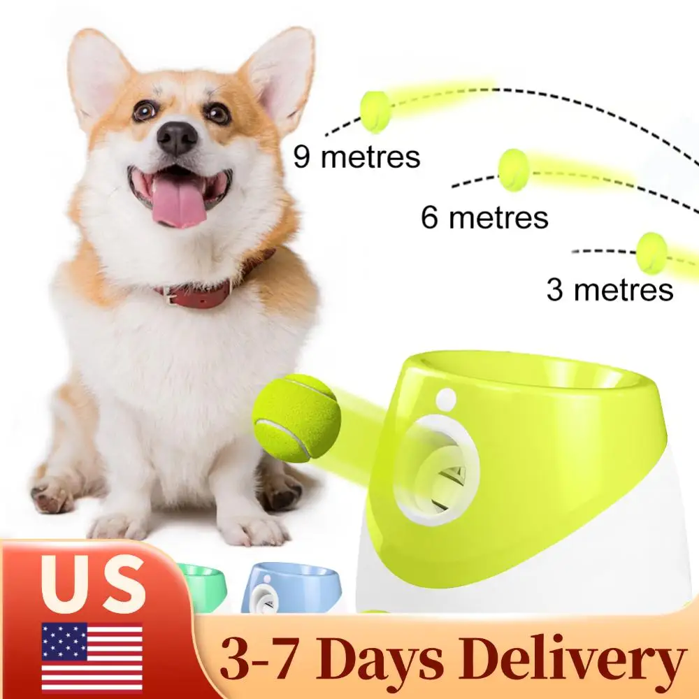 

Автоматический метатель теннисных мячей для собак, интерактивная игрушка для питомцев