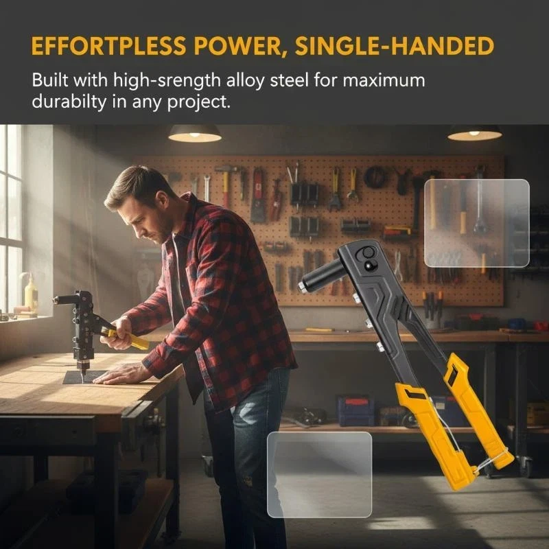 Professional Hand Riveter Heavy Duty Blind Rivet Pliers For Automotive And Home DIY Projects