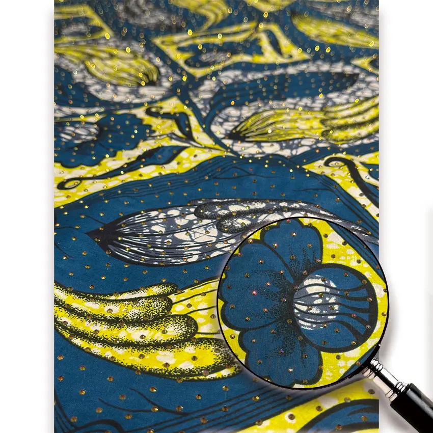 2025 뉴 스타일 나이지리아 스톤 왁스 프린트 원단 - 고품질 아프리카 왁스 프린트 원단 (패치워크, 의류 및 DIY용) Y7