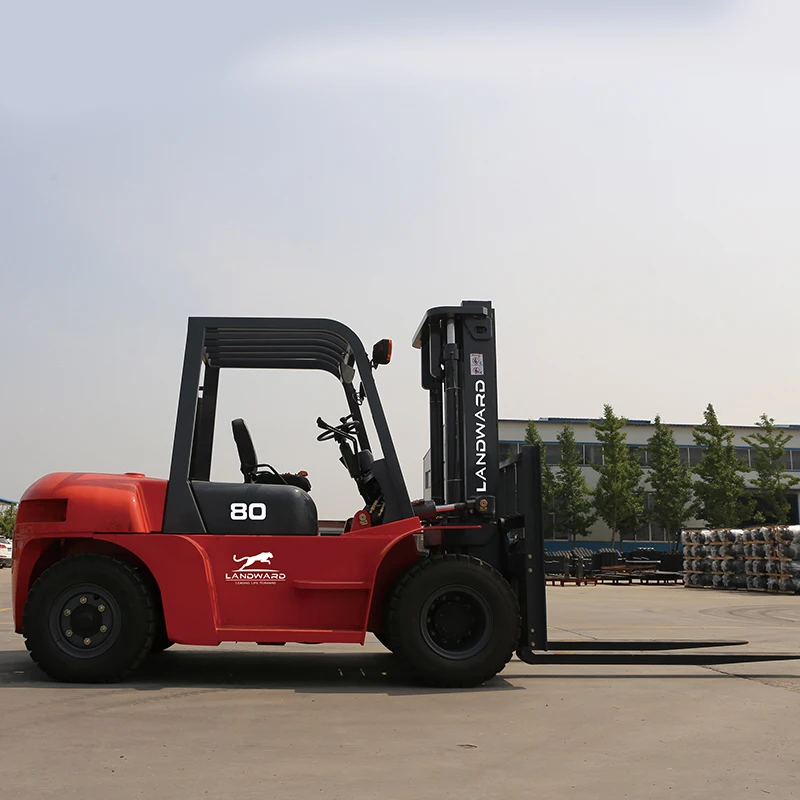 

Factory Direct Sales Wheel Drive Counterbalanced Forklift 4 Ton Hydraulic Diesel Forklift Warehouse Stacking Forklift Customized