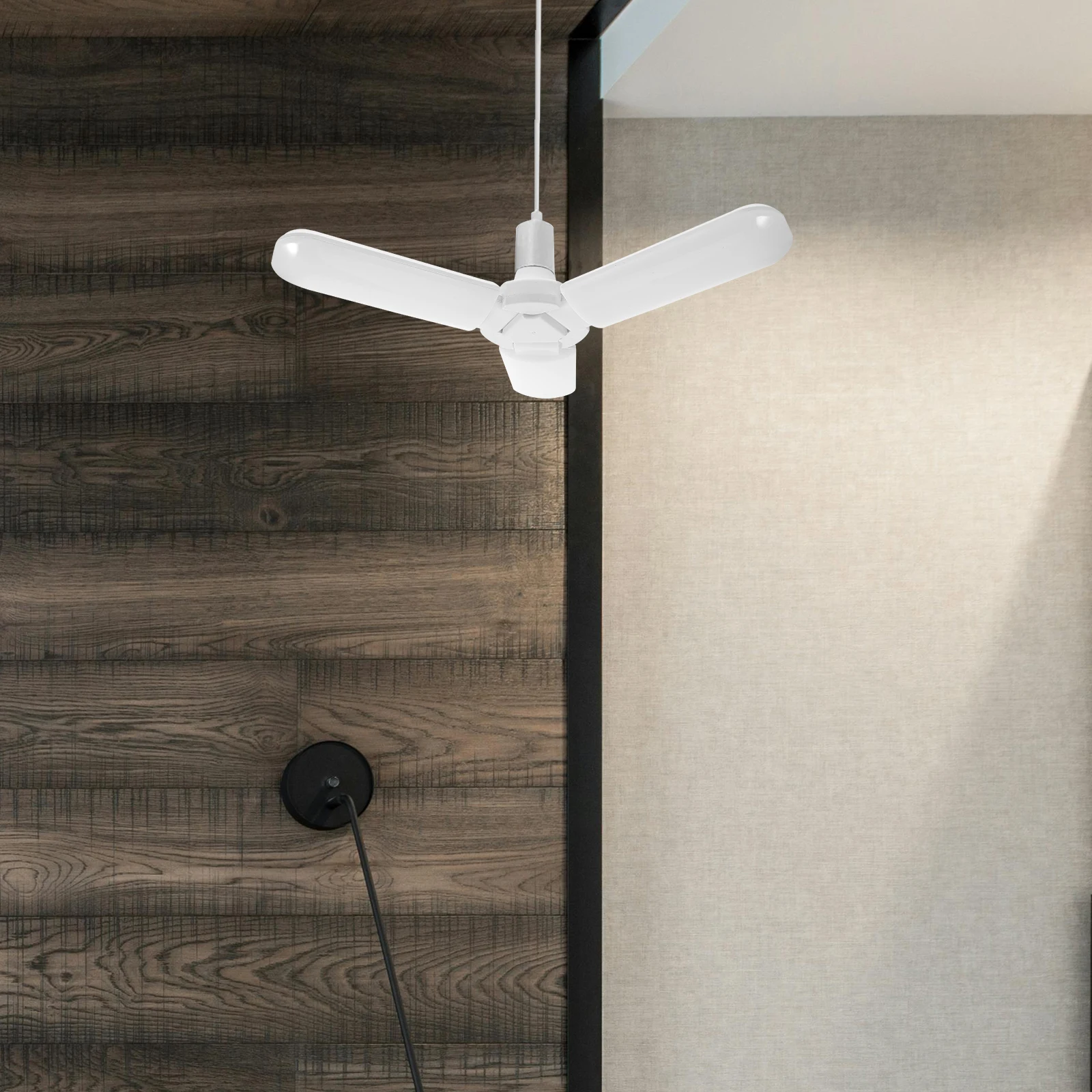 

Three Bulb E27 Super Bright Foldable Lighting Ceiling Garage Triple Shop Lights PC Compatible Led Folding