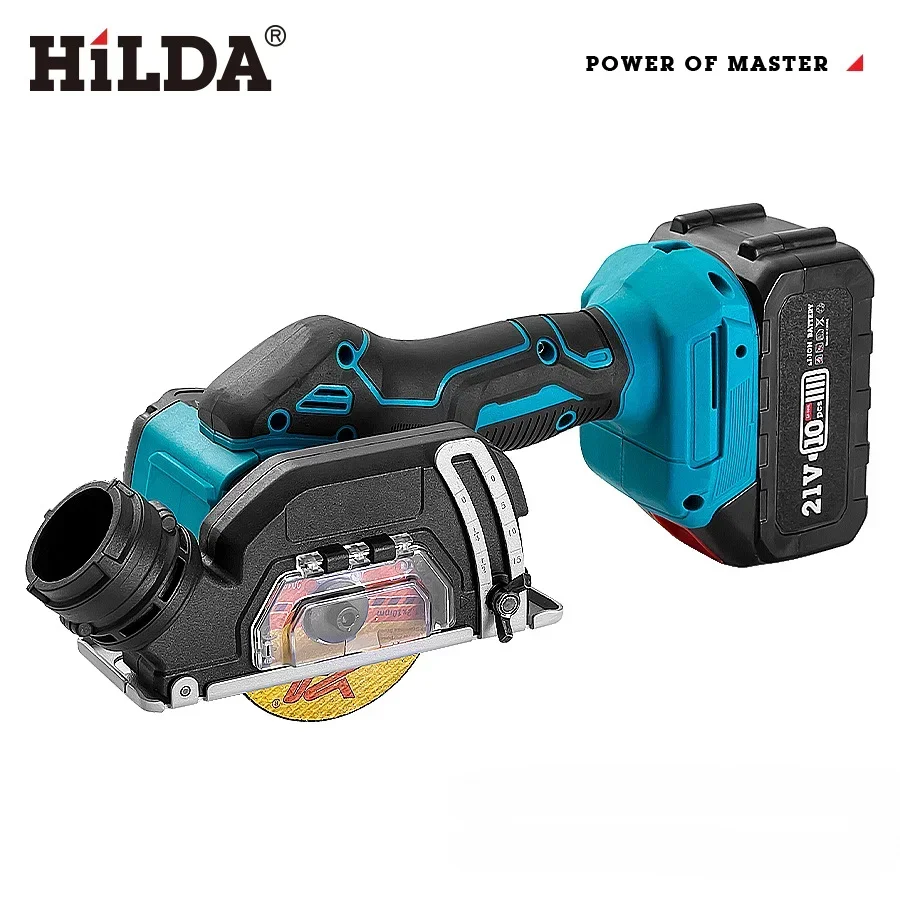 HILDA Lithium electric cutting machine for wall cutting, water and electricity, household woodworking, rechargeable high power