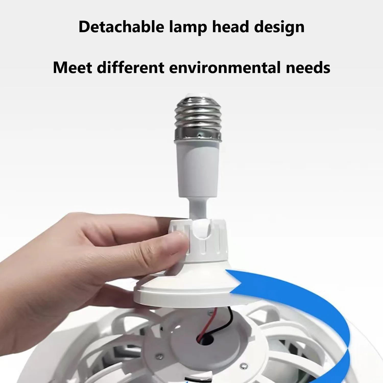 Smart Control Ceiling Fan 360 Rotation Ceiling Lamp Silent Room Fans LivingRoom Kitchen Energy saving Household Decorate