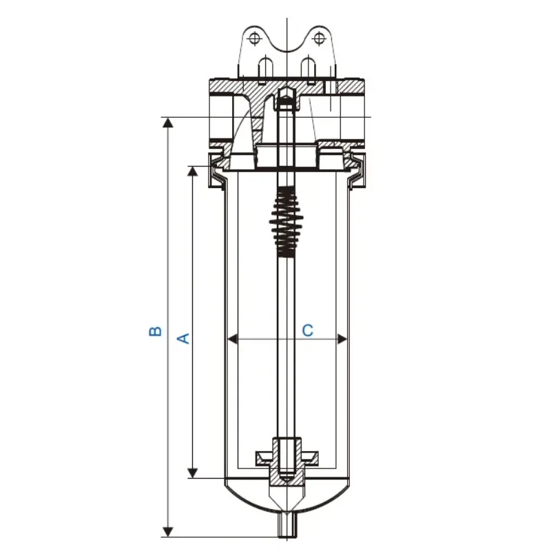 40 Inch Single Core 304 Stainless Steel Precision Security Filter Housing Industrial Water Treatment Machinery
