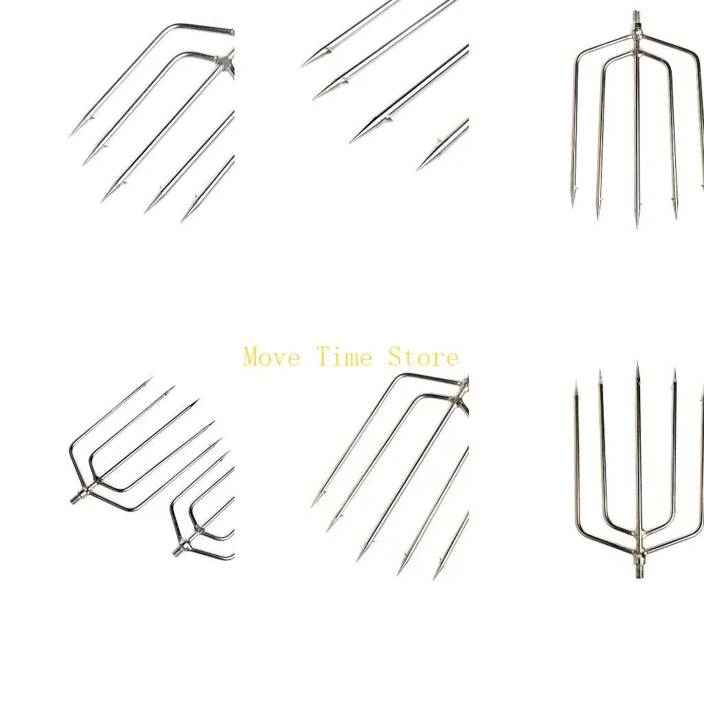 

92ME Зубец из нержавеющей стали Гарпун Рыболовная вилка Рыболовный ледокол АксессуарСнастиИнструмент