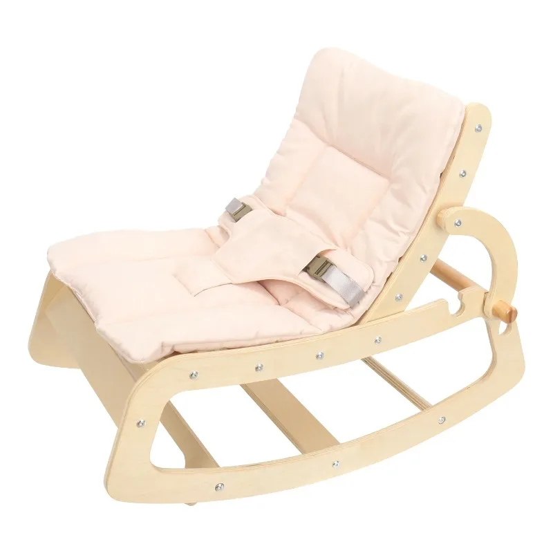 

Nordic Wood Baby Rocker Chair Infant Toddler Rocker Sofa Living Room Infant Rocker Kids Furniture Indoor كراسي أطفال Kids Chair