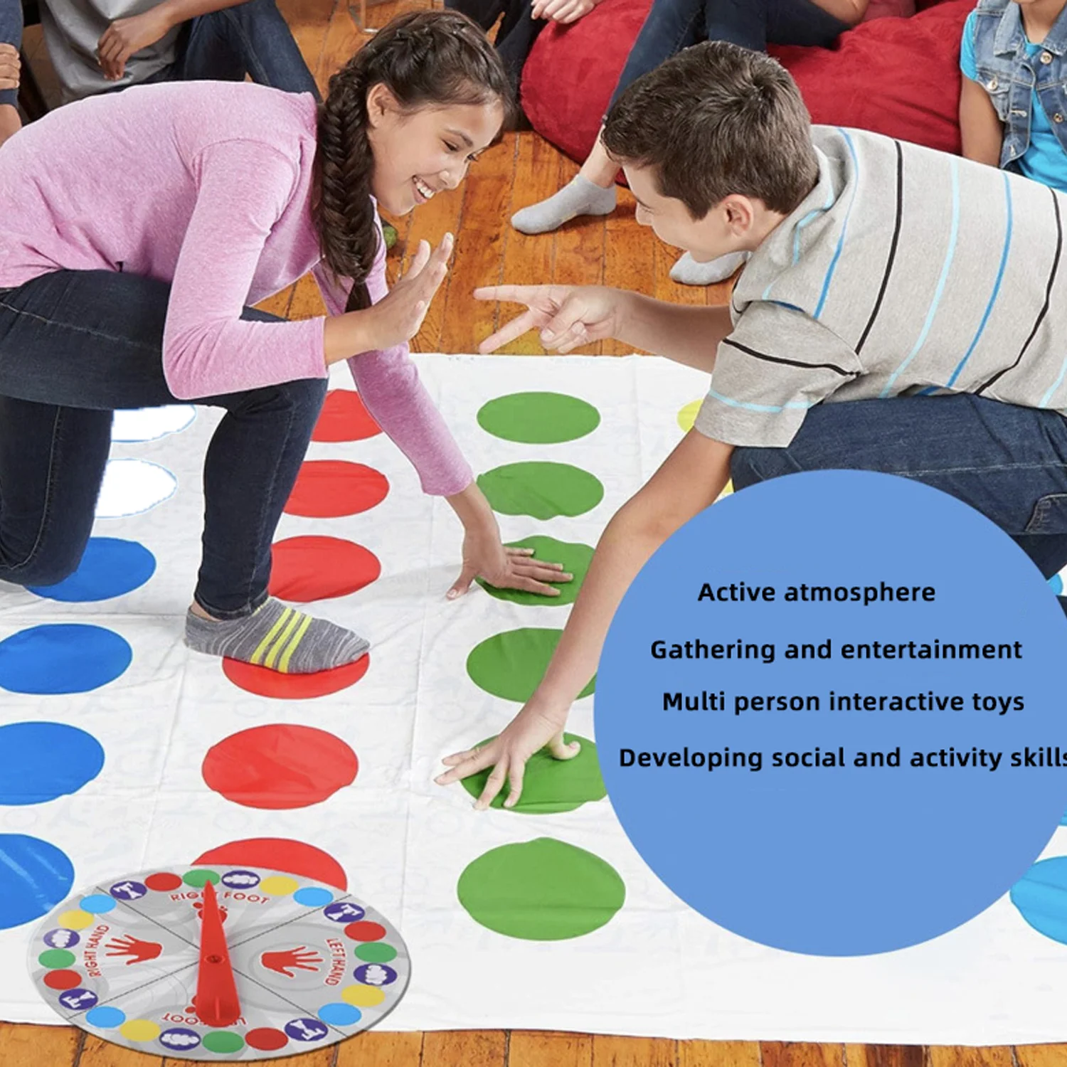 Interaktive Brettspiele für Kinder, Tanzmatten, Partysammlungen, Multiplayer-Spiele, Eltern-Kind-Interaktion, Drehspielzeug