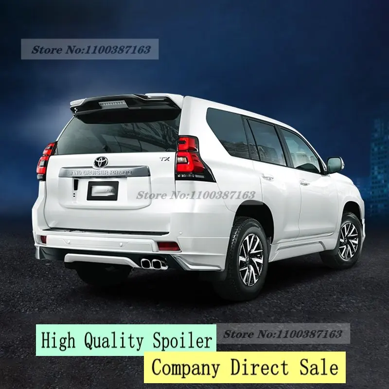 

Спойлер для крыла багажника из АБС-пластика, черный, белый цвет, для Toyota Cruiser Prado FJ150 FJ 150 2010-2020
